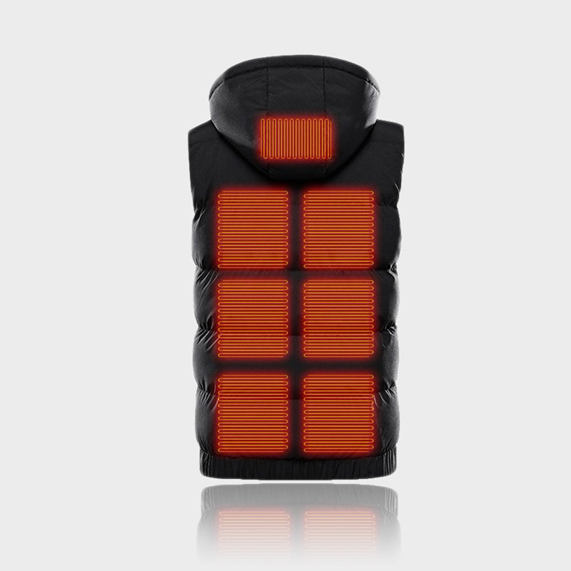 Heated Vest with Hood