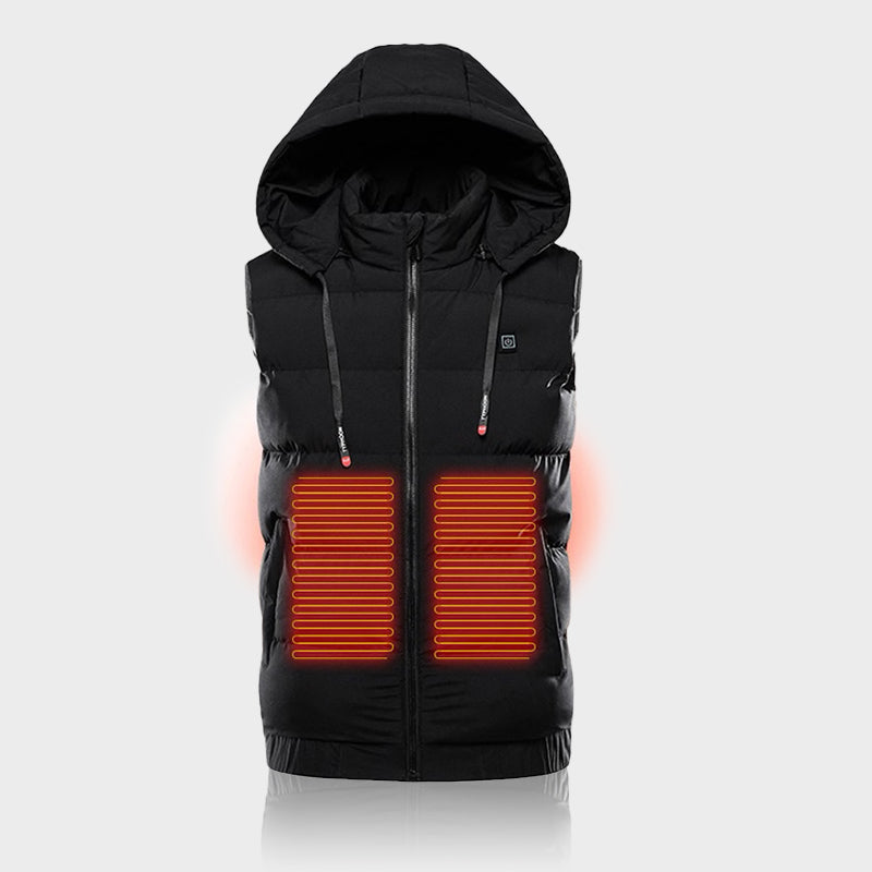 Heated Vest with Hood